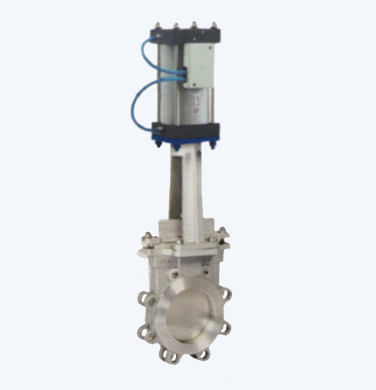 Knife Gate Valve Semi-Lug Type Pnematic Operated
