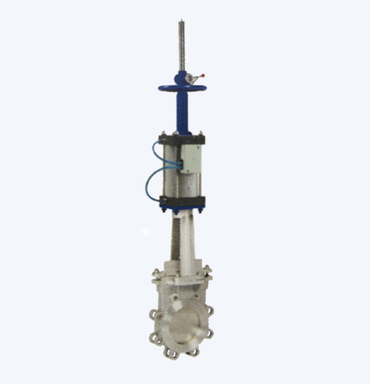 Knife Gate Valve Semi-Lug Type Pnematic Switchover Operated